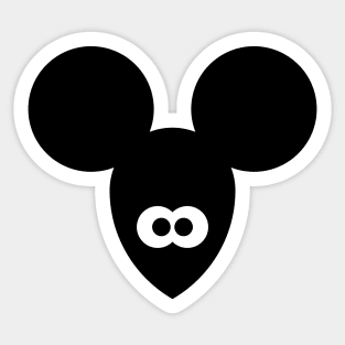 Maus Icon / Mouse / Souris / Ratón / Topo / Rato (Black) Sticker